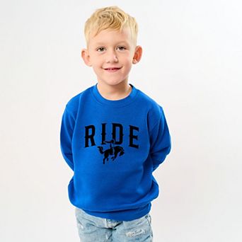Ride Cowboy Arched - Toddler Graphic Sweatshirt