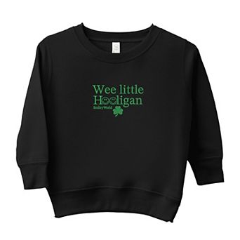 SmileyWorld Embroidered Wee Little Hooligan - Toddler Graphic Sweatshirt