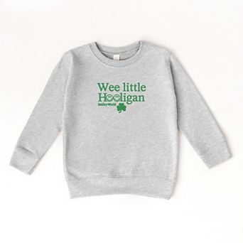 SmileyWorld Embroidered Wee Little Hooligan - Toddler Graphic Sweatshirt
