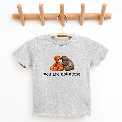 You Are Not Alone Punch the Monkey - Youth Short Sleeve Graphic T-Shirt