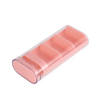 Durable 3 Grids Pill Case for Travel 1 pc