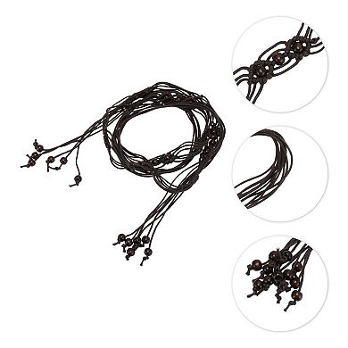 Beaded Weaving Adjustable Waist Rope 1 Pc