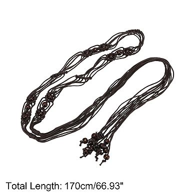 Beaded Weaving Adjustable Waist Rope 1 Pc