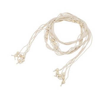 Beaded Weaving Adjustable Waist Rope 1 pc