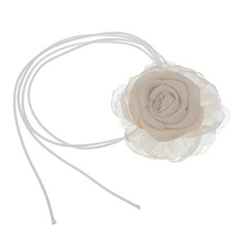Rose Flower Bandages Choker Necklace 1 pc