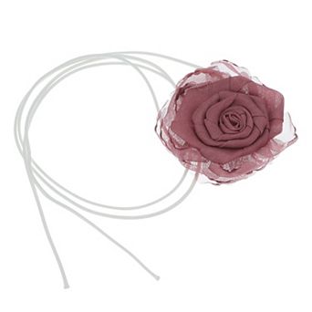 Rose Flower Bandages Choker Necklace 1 pc