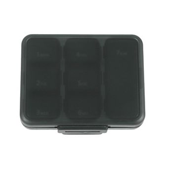 Detachable 7 Grids Single Layer Pill Case for Travel 1 pc