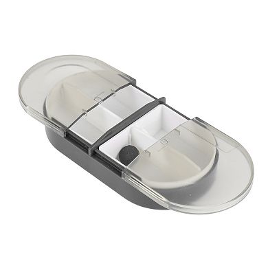 Detachable 4 Grids Push-Pull Pill Case for Travel 1 Pc