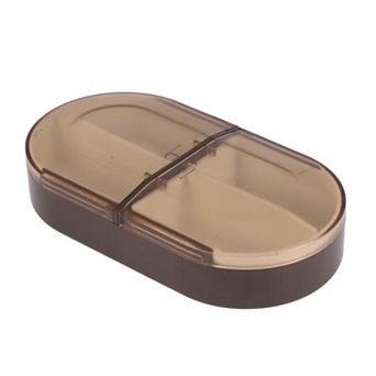 Detachable 4 Grids Push-Pull Pill Case for Travel 1 pc