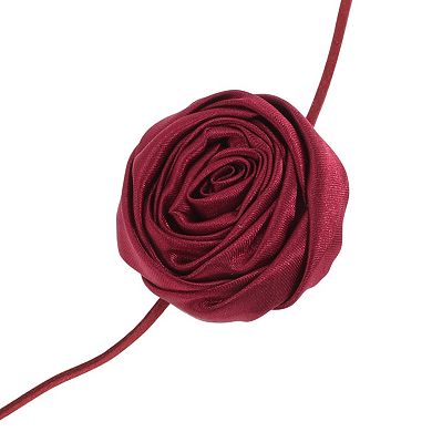 Elegant Rose Adjustable Choker Necklace for Women 1 Pc