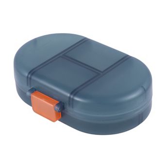 Lightweight 8 Grids Flip Up Double Layer Pill Case for Travel 1 pc