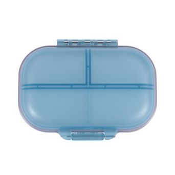 Portable 7 Grids Double Layer Pill Case for Travel 1 pc