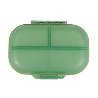 Portable 7 Grids Double Layer Pill Case for Travel 1 pc