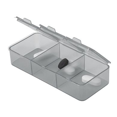Durable 3 Compartment Pill Case for Travel 1 Pc