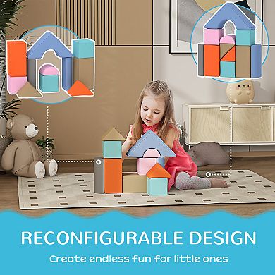 Qaba 11 Piece Soft Play Set for Toddlers 6-72 Months