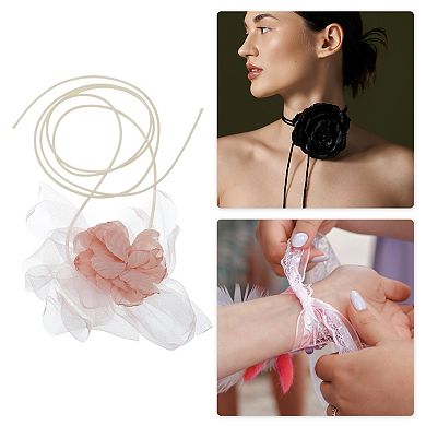Flower Bandages Choker Necklace 1Pc