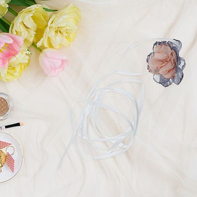 Flowers Bandages Choker Necklace 1 Pc