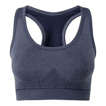 TriDri Womens/Ladies Seamless 3D Fit Multi-Sport Denim Look Sports Bra