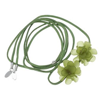 Adjustable Flower Straps Choker Necklace 1 pc