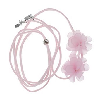 Adjustable Flower Straps Choker Necklace 1 pc