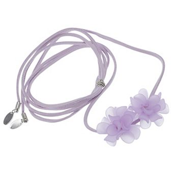 Adjustable Flower Straps Choker Necklace 1 pc