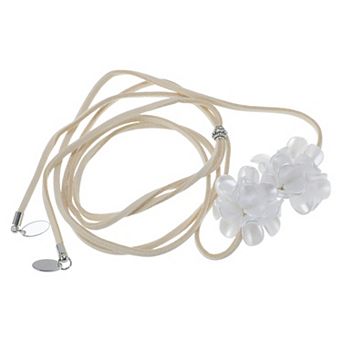 Adjustable Flower Straps Choker Necklace 1 pc