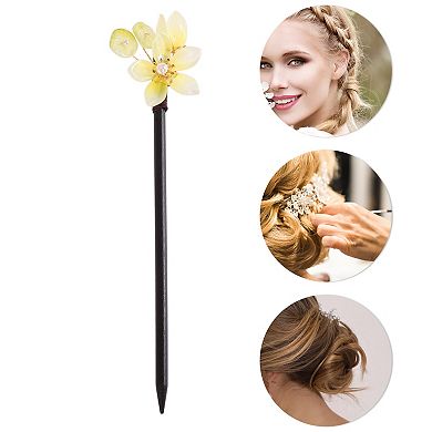 Flowers Hair Chopstick for Women 1 Pc