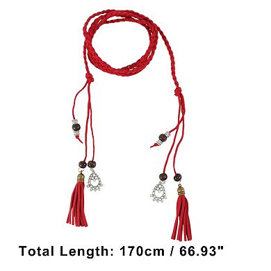 Ancient Style Tassel Adjustable Waist Belt 1 Pc