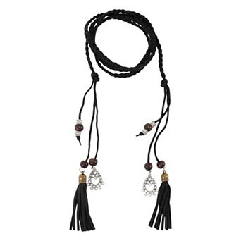 Ancient Style Tassel Adjustable Waist Belt 1 pc