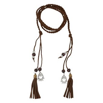 Ancient Style Tassel Adjustable Waist Belt 1 pc