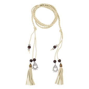 Ancient Style Tassel Adjustable Waist Belt 1 pc