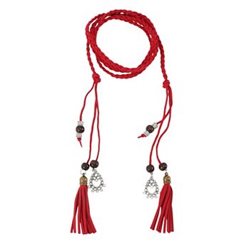 Ancient Style Tassel Adjustable Waist Belt 1 pc