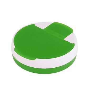 Durable 4 Grids Circular Rotating Pill Case for Travel 1 pc