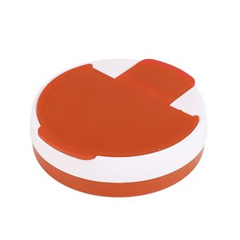 Durable 4 Grids Circular Rotating Pill Case for Travel 1 pc