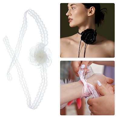 Flower Bandages Choker Necklace 1 Pc