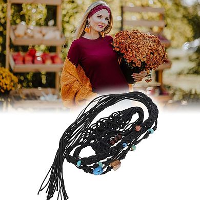 Retro Woven Rope Belt for Women 1 Pc