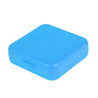 Portable 4 Grids Single Layer Square Pill Case for Travel 1 pc