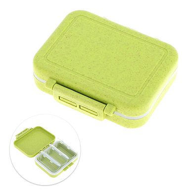 3 Grids Single Layer Independent Pill Box for Travel 1 Pc
