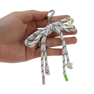 Braided Bow with Love Buckle Handbag Charm 1 Pc