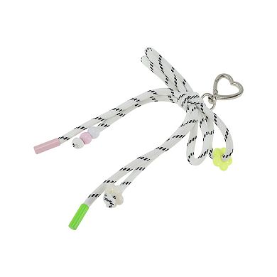 Braided Bow with Love Buckle Handbag Charm 1 Pc