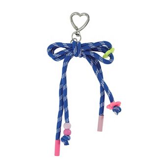 Braided Bow with Love Buckle Handbag Charm 1 pc