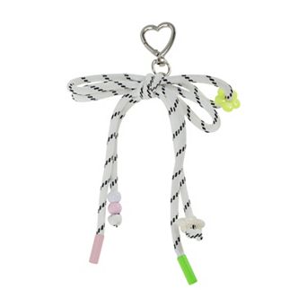 Braided Bow with Love Buckle Handbag Charm 1 pc