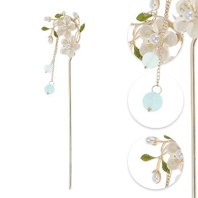Floral Hair Stick Pin for Women 1 Pc