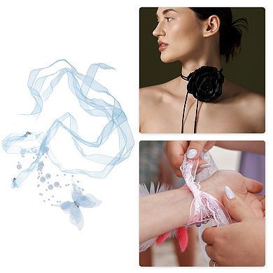 Butterfly Pearl Tie Choker Necklace 1 Pc