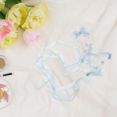 Butterfly Pearl Tie Choker Necklace 1 Pc