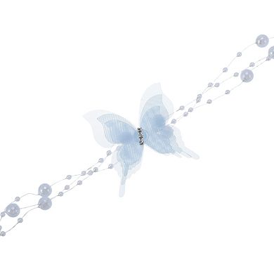 Butterfly Pearl Tie Choker Necklace 1 Pc