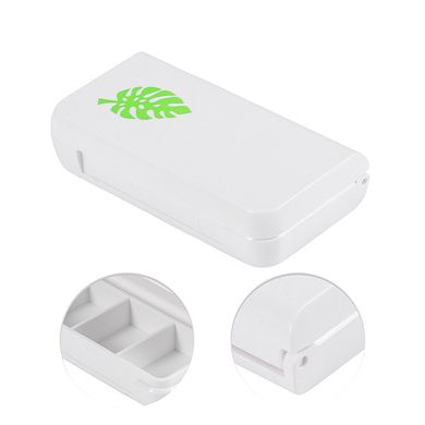 Durable 3 Grids Single Layer Pill Case for Travel 1 Pc