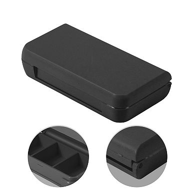 Durable 3 Grids Single Layer Pill Case for Travel 1 Pc