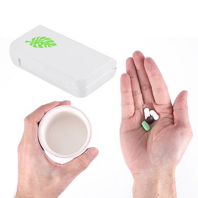 Durable 3 Grids Single Layer Pill Case for Travel 1 Pc