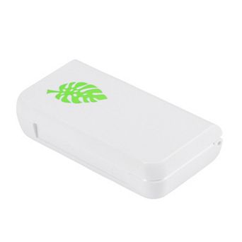 Durable 3 Grids Single Layer Pill Case for Travel 1 pc